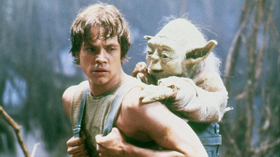 luke and yoda in star wars