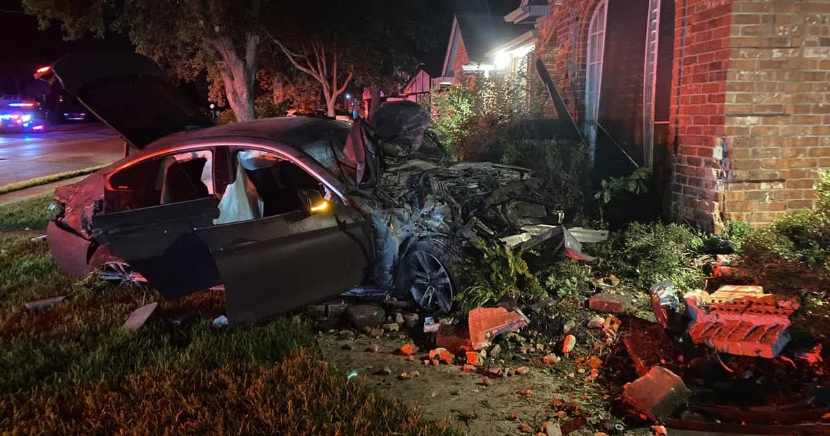 Teenagers, 13 and 14, crash into North Richland Hills home after high ...