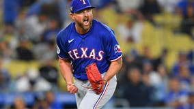 Lorenzen pitches Rangers past Dodgers 3-1 for their 1st series win in Los Angeles since 1999