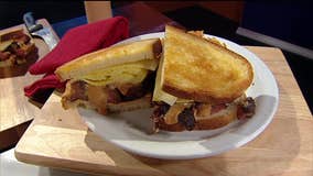 Spicy brisket breakfast melt recipe from Denny's