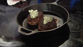 Seared ribeye steak recipe from III Forks