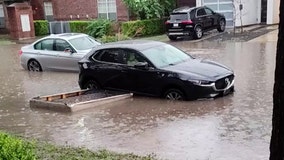 Dallas weather: Sunday storms drop hail, flood roads