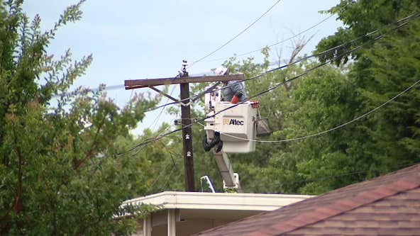 Power outages: Majority of power expected to be restored by Sunday, Oncor says