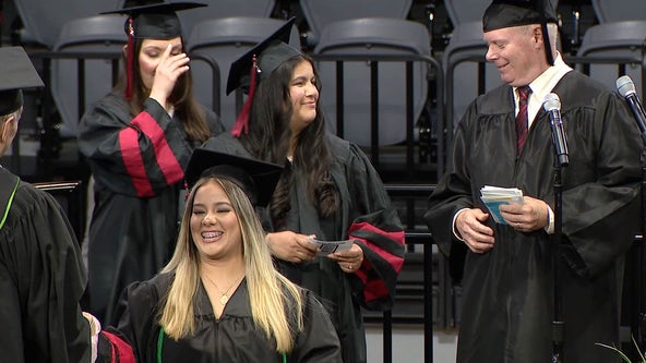 Mother, daughter earn high school diplomas at same ceremony