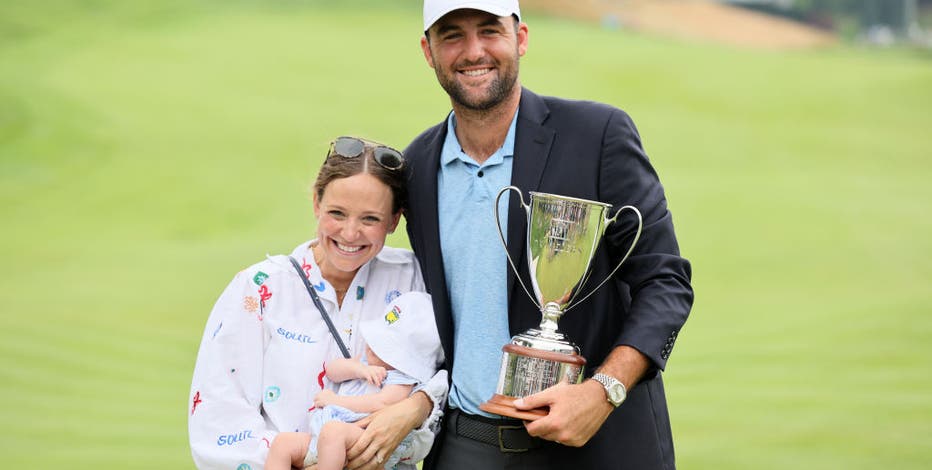 Scheffler outlasts protest on 18th green, Tom Kim to win Travelers for 6th victory of year
