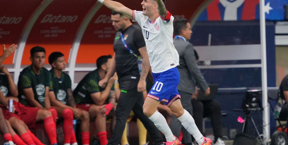 Pulisic scores, assists on Balogun goal to lead U.S. over Bolivia 2-0 in Copa America opener