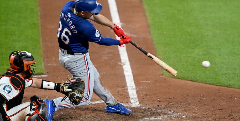Rangers rookie Wyatt Langford hits for the cycle