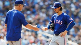 Gausman pitches 4-hitter, Varsho hits 3-run homer and Blue Jays beat Rangers 7-3