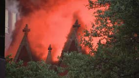 Downtown Dallas fire: First Baptist Dallas historic sanctuary partially destroyed