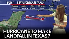 Is Hurricane Beryl going to hit Texas?