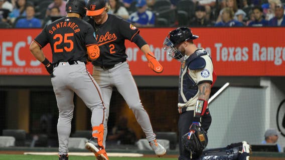 Santander hits 2 of Orioles’ 4 homers to back All-Star starter Burnes in 9-1 win over Rangers