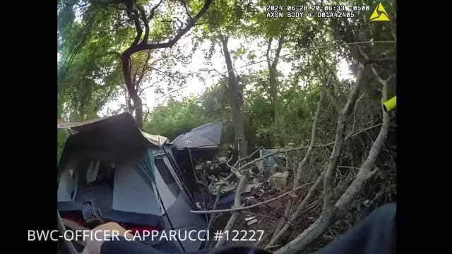Police release video of deadly shooting at Far North Dallas encampment