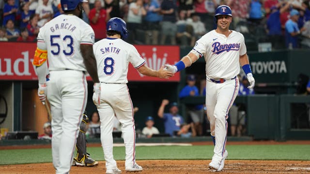 Eovaldi pitches 7 scoreless innings, Lowe hits pair of 2-run homers as Texas blanks Padres 7-0