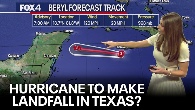 Is Hurricane Beryl going to hit Texas?