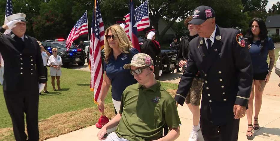 Marine veteran receives mortgage-free home in Heath