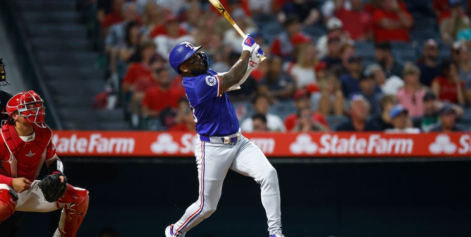 Adolis García’s HR in 8th inning gives Rangers 5-4 victory over Angels and extends win streak to 5