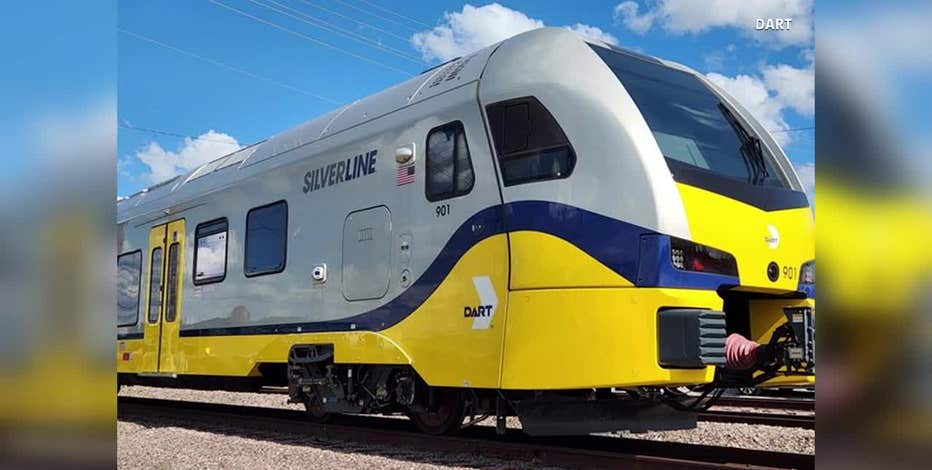 DART begins testing Silver Line train in Plano and Richardson
