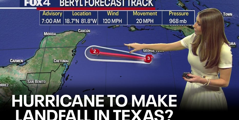 Is Hurricane Beryl going to hit Texas?