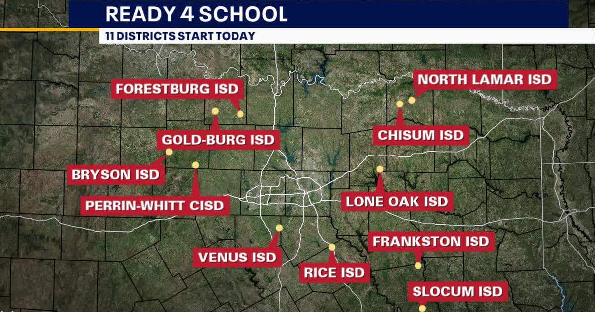11 more North Texas school districts head back to school | FOX 4 Dallas ...