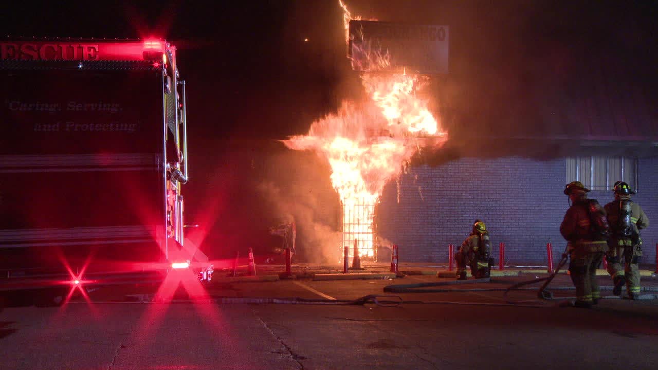 Dallas shopping center fire damages several businesses