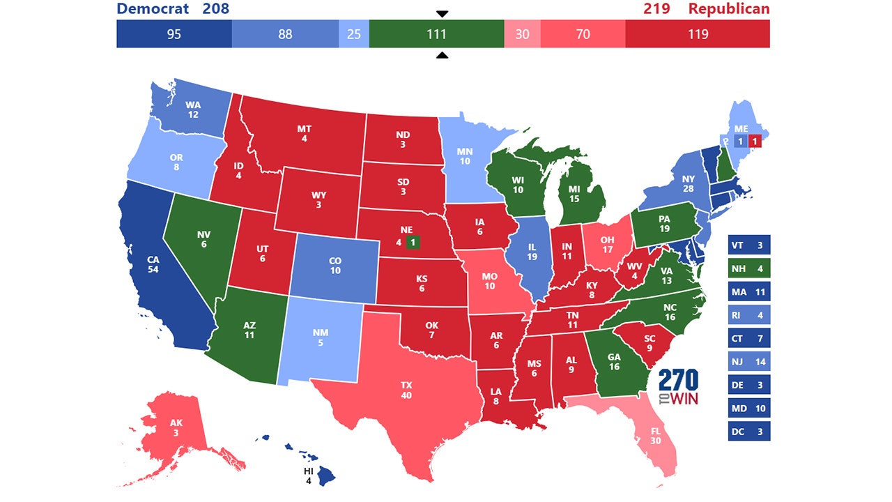 2024 Election Interactive Electoral Map Important Dates Voter Electoral Map Full 