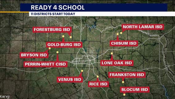 11 more North Texas school districts head back to school