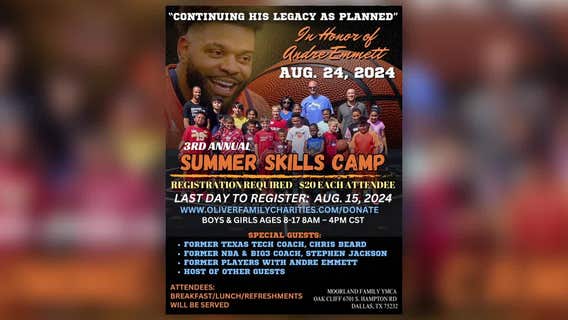 Youth basketball camp honors murdered Dallas NBA star Andre Emmett
