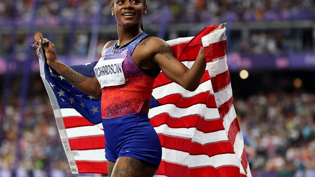 Sha'Carri Richardson wins silver in women's 100m