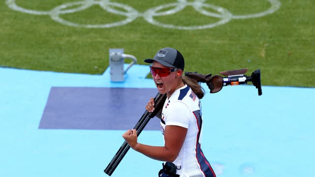 Keller's Austen Smith wins bronze medal in women's skeet shooting