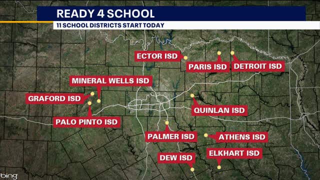 11 North Texas school districts head back to school