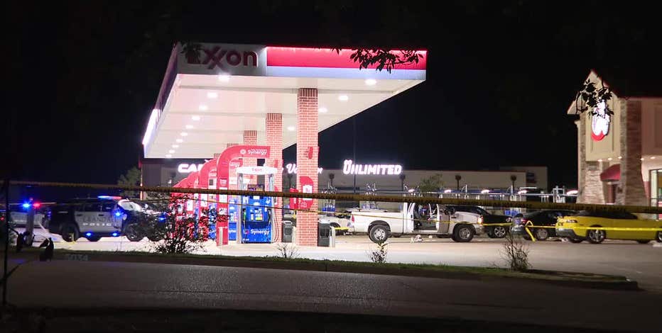Forney shooting: 2 officers injured, suspect killed at gas station