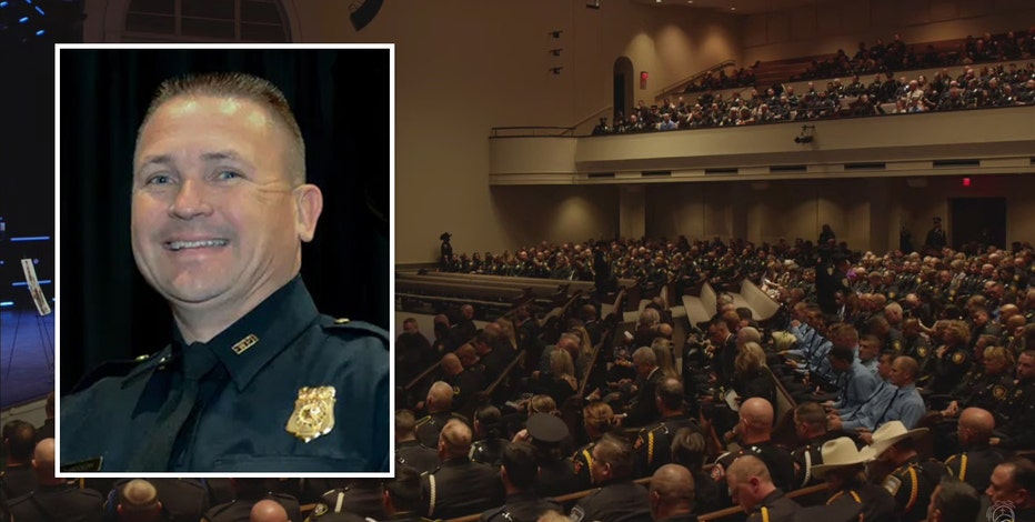 Fort Worth Police Sgt. Billy Randolph remembered at emotional funeral service