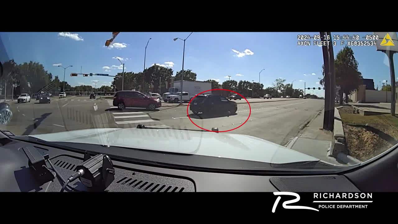 Richardson police release video of chase, shooting involving Kaufman