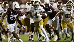 No. 7 Notre Dame pulls away late to beat No. 20 Texas A&M 23-13