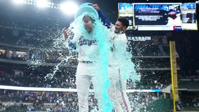 Wyatt Langford becomes first Rangers rookie with walk-off slam in a 7-4 win over Yankees and Holmes