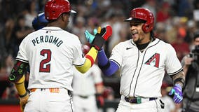 Marte homers and drives in 4 runs as the Diamondbacks hit 5 HRs in a 14-4 rout of Rangers