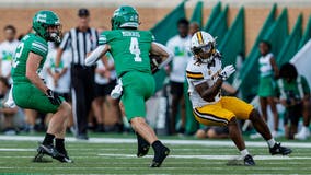 McGill, Morris lead North Texas to 44-17 trouncing over Wyoming