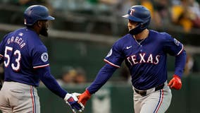 Langford and García homer as the Rangers beat the A's 5-1 in final scheduled night game at Coliseum