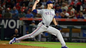 Jacob deGrom pitches 4 solid innings and the Texas Rangers hit 4 homers in a 5-2 win over the Angels