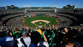 A's send Coliseum out in style in final home game, beat Rangers 3-2