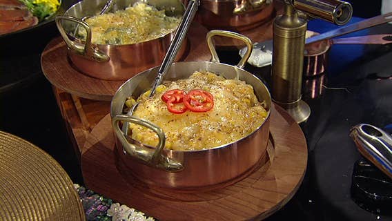 Cheesy corn maque choux recipe from Nuri Steakhouse