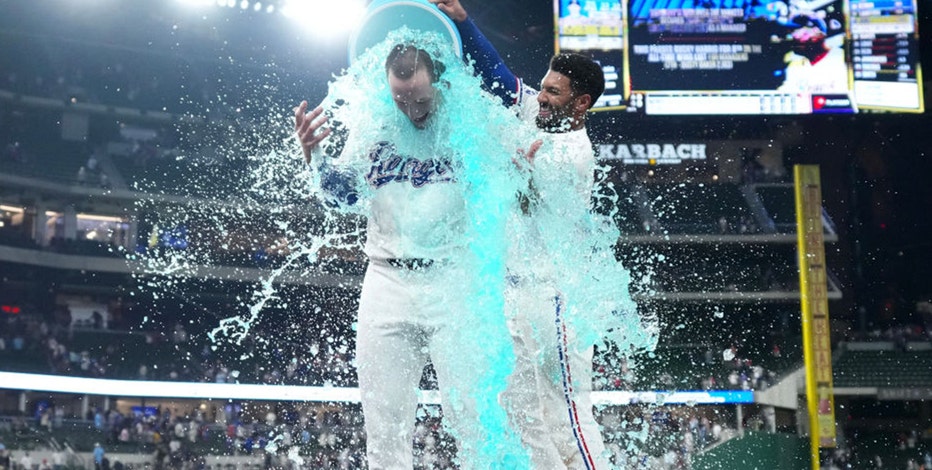 Wyatt Langford becomes first Rangers rookie with walk-off slam in a 7-4 win over Yankees and Holmes