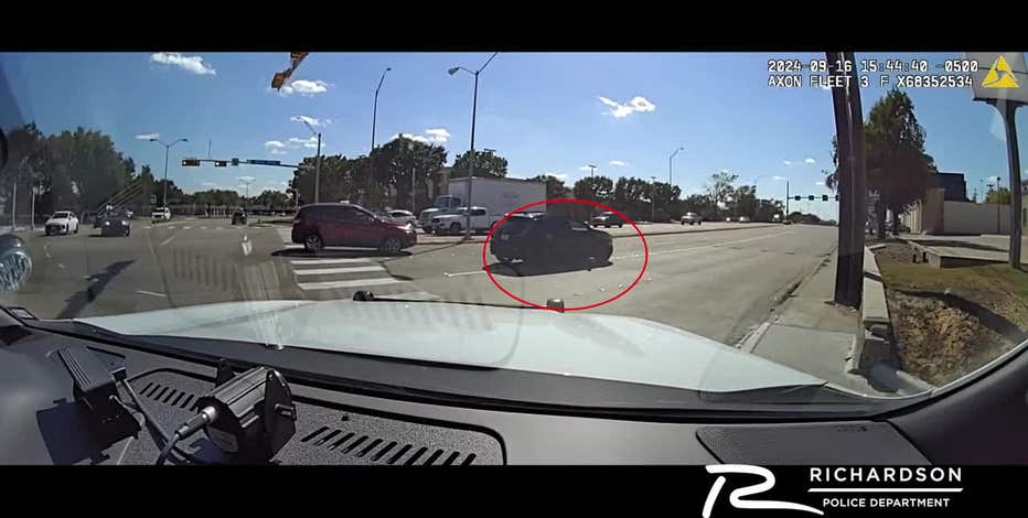 Richardson police release video of chase, shooting involving Kaufman County murder suspect