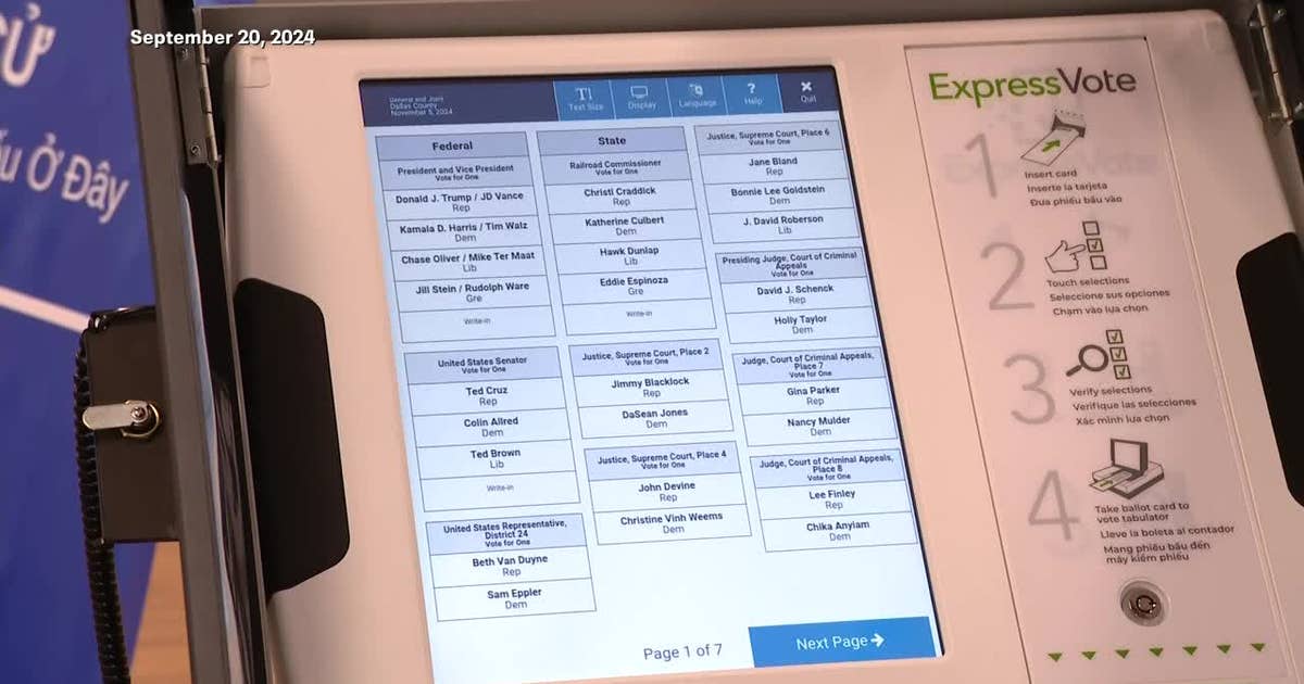 Texas early voting is underway. Here’s what you need to know | FOX 4 ...