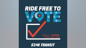 STAR Transit offers free, round-trip rides to polling places