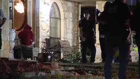 Elderly woman hospitalized after drive-by shooting through South Dallas living room window