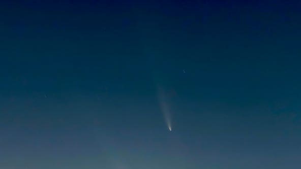 Rare comet spotted in North Texas sky