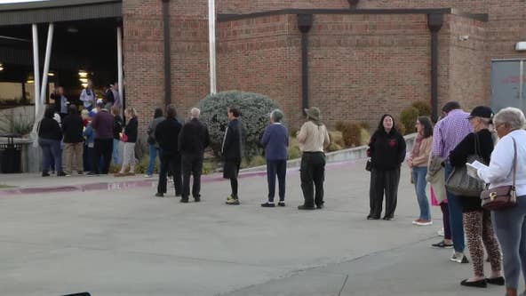 Texas early voting kicks off with long lines at some polling locations