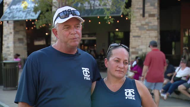 The Colony Fire Department shows support for battalion chief battling kidney disease