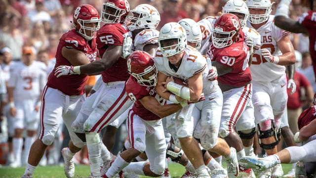 SEC's newest rivalry is 120th meeting for No. 1 Texas and No. 18 Oklahoma at the fair